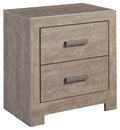 Culverbach - Gray - Two Drawer Night Stand