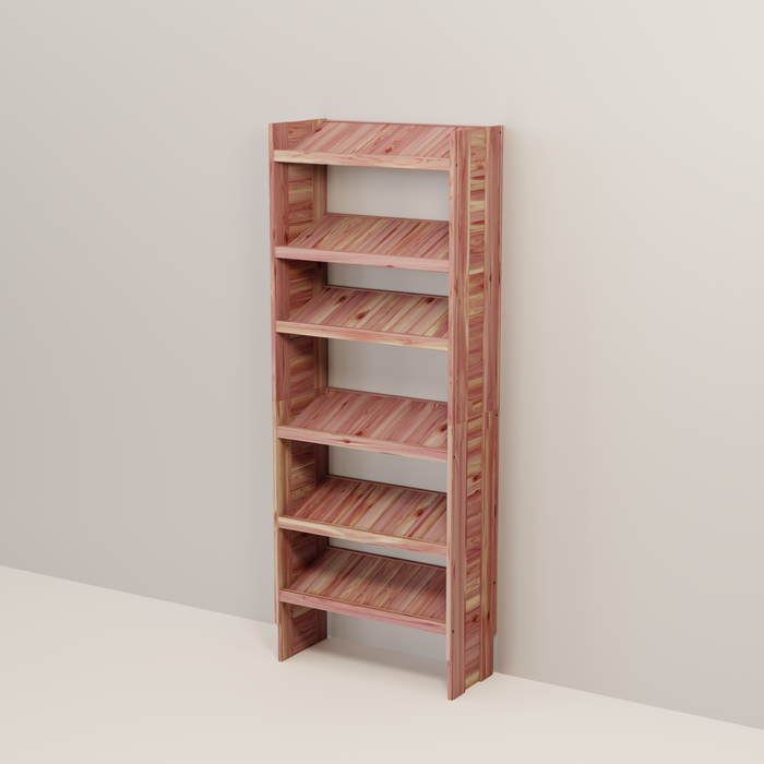 Deluxe Aromatic Red Cedar Shoe Cubby, 18-30 Inch, 14.5 Inch Depth