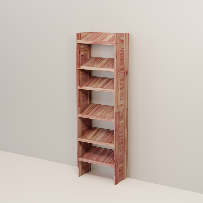 Deluxe Aromatic Red Cedar Shoe Cubby, 18-30 Inch, 14.5 Inch Depth