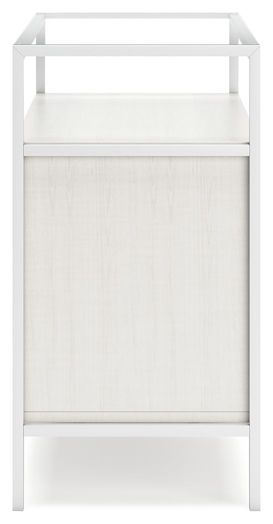 Deznee - White - Small Bookcase