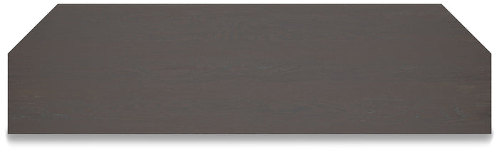 Dorrinson - Two-tone - Medium Corner TV Stand
