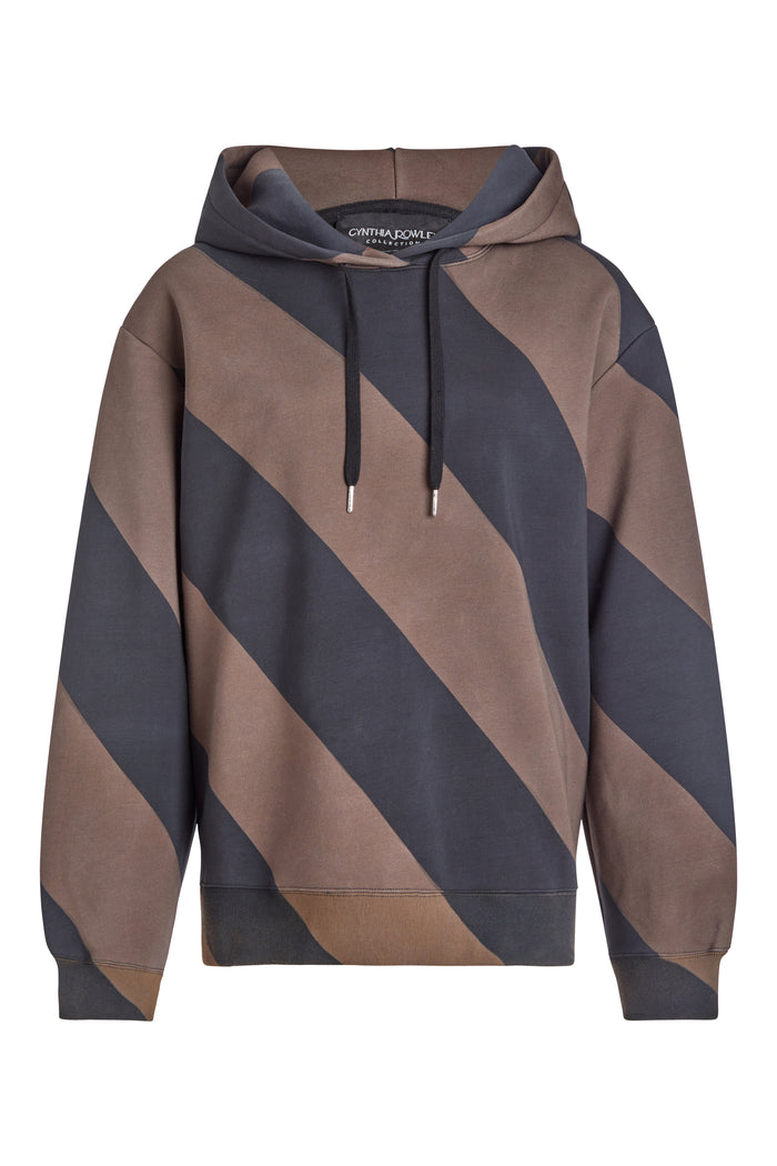 Cynthia Rowley Drew Striped Hoodie