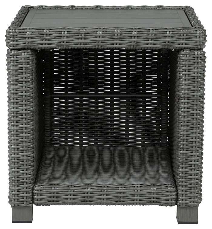 Elite Park - Gray - Square End Table