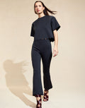 Cynthia Rowley Ella Bonded Scallop Pants
