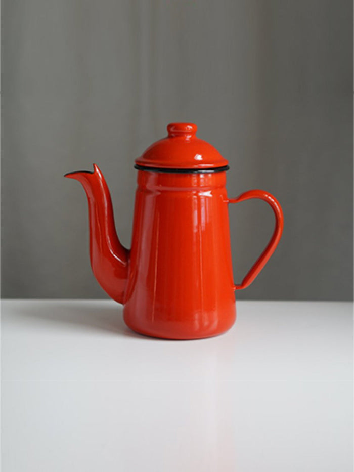 Photo of KALITA Enameled Pelican Pot (1L/34oz) ( ) [ Kalita ] [ Kettles ]