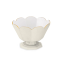 Encanto Pedestal: Cream & White- Beatriz Ball