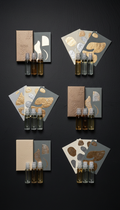 Exclusive Cologne Sample Vials With Embossed Cards