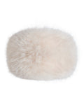 Faux Fur Headband in white