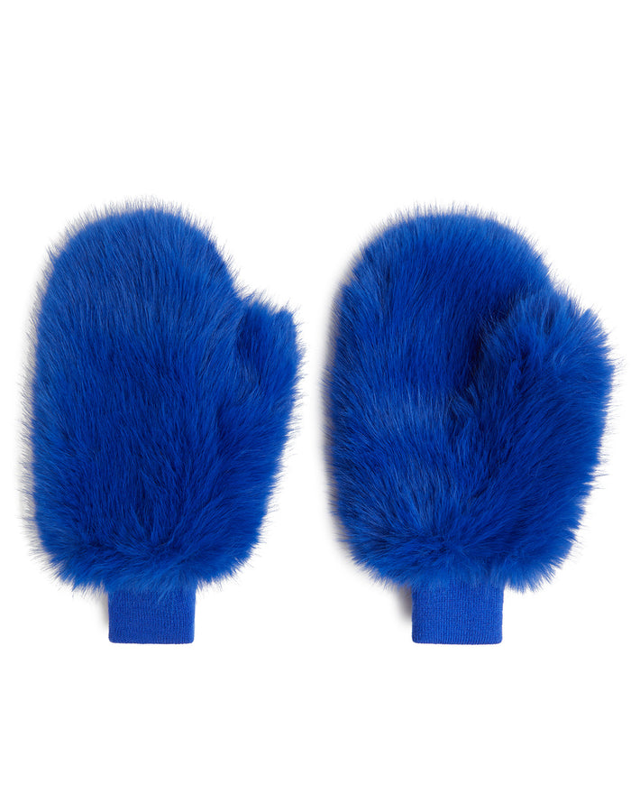 Faux Fur Oversized Mittens