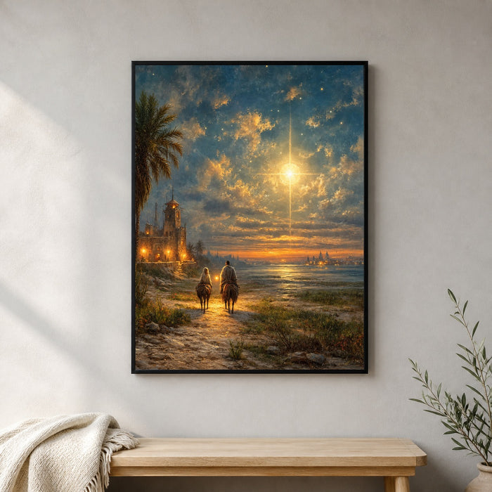 Flight into Egypt Catholic Art Print 1