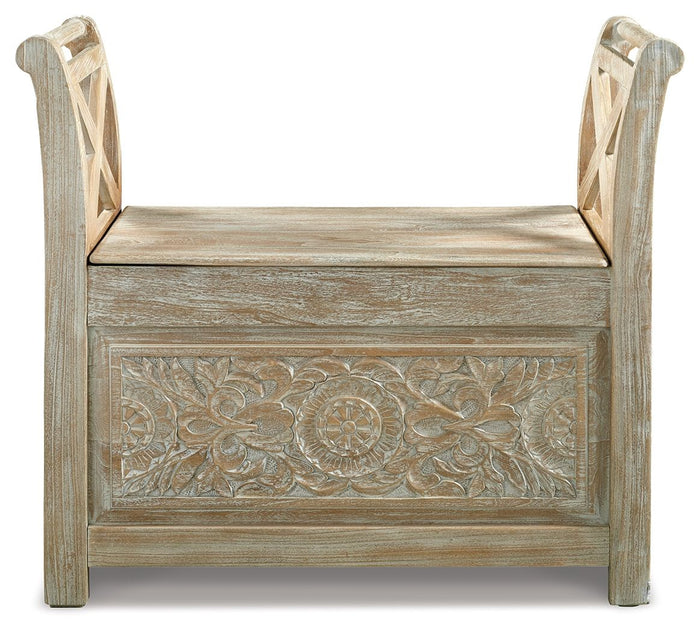 Fossil - Whitewash - Accent Bench