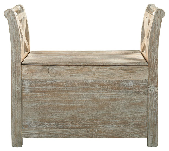 Fossil - Whitewash - Accent Bench