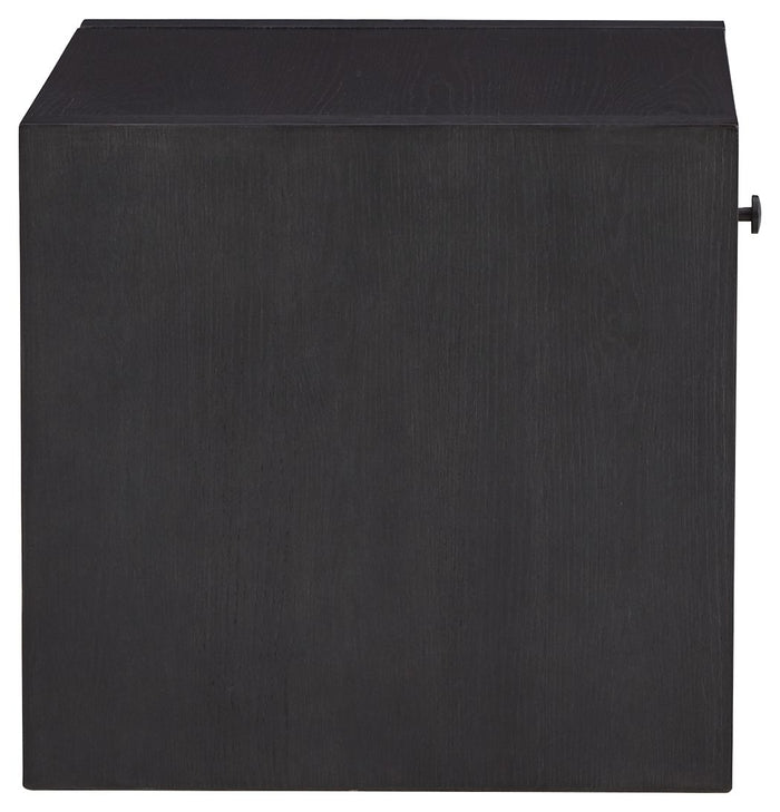 Foyland - Black - Square End Table