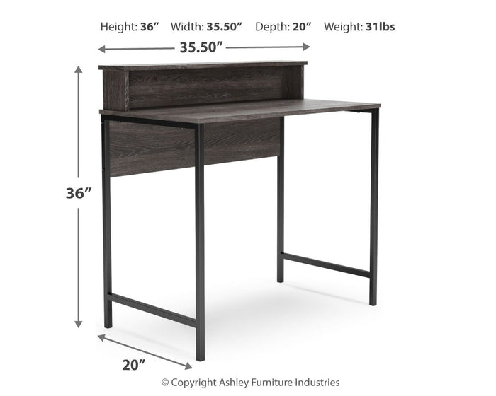 Freedan - Grayish Brown - Home Office Desk - Top-Shelf