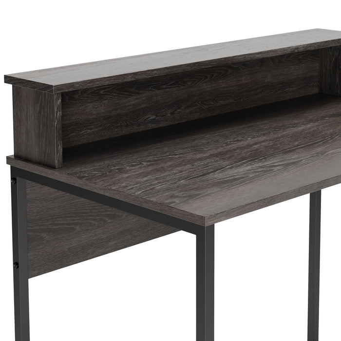 Freedan - Grayish Brown - Home Office Desk - Top-Shelf