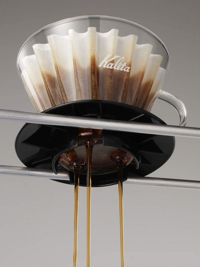 Photo of Wave 185 Glass Dripper (Black) ( ) [ ] [ Pourover Brewers ]