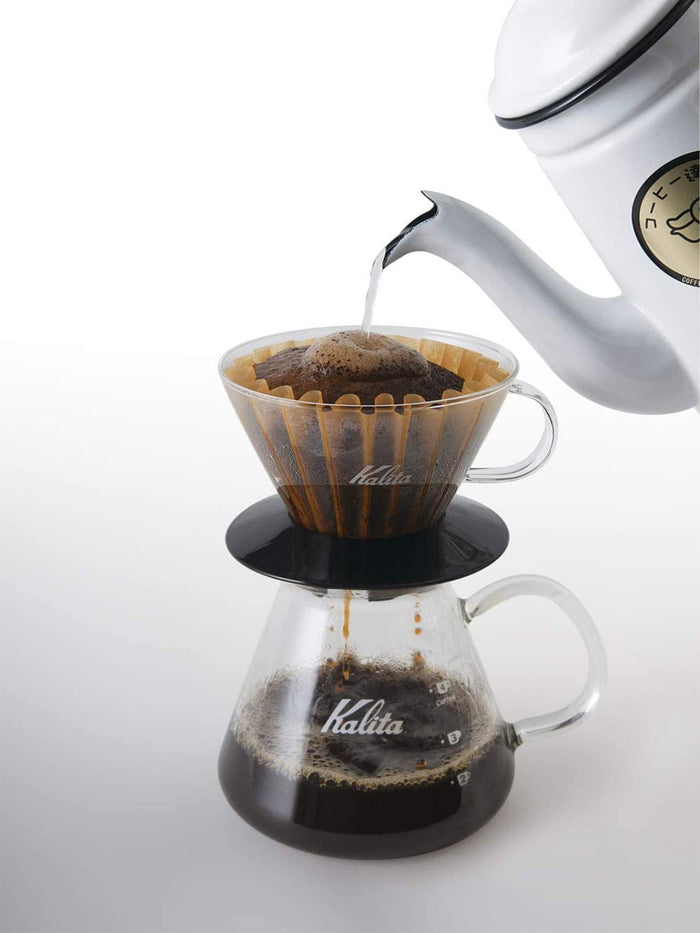 Photo of Wave 185 Glass Dripper (Black) ( ) [ ] [ Pourover Brewers ]