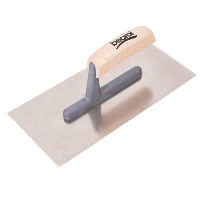 Gleterica Inox, drvena drška kratka osnova, 280x130mm BEOROL