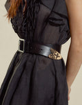 Cynthia Rowley Gold End Leather Belt