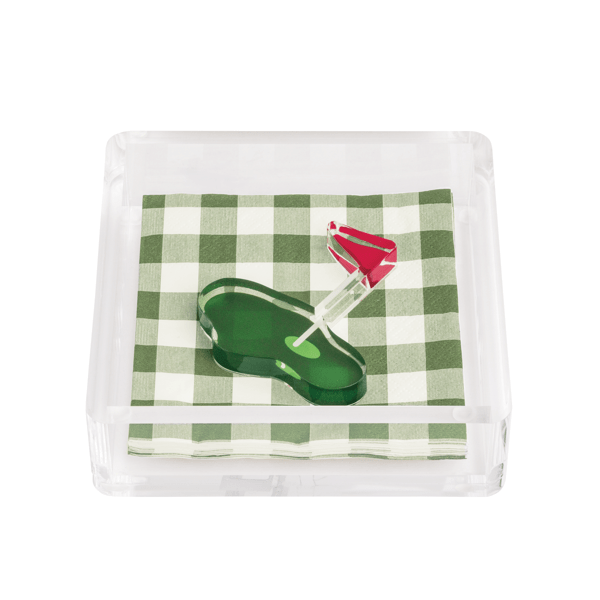 Golf Napkin Holder Set
