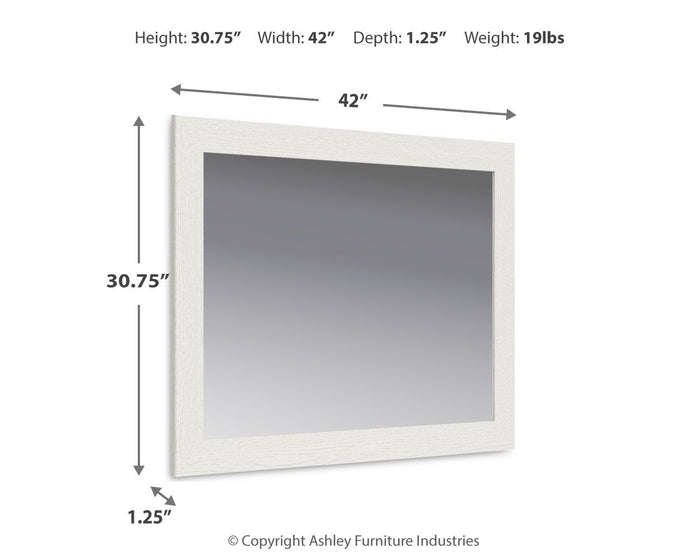 Grantoni - White - Bedroom Mirror