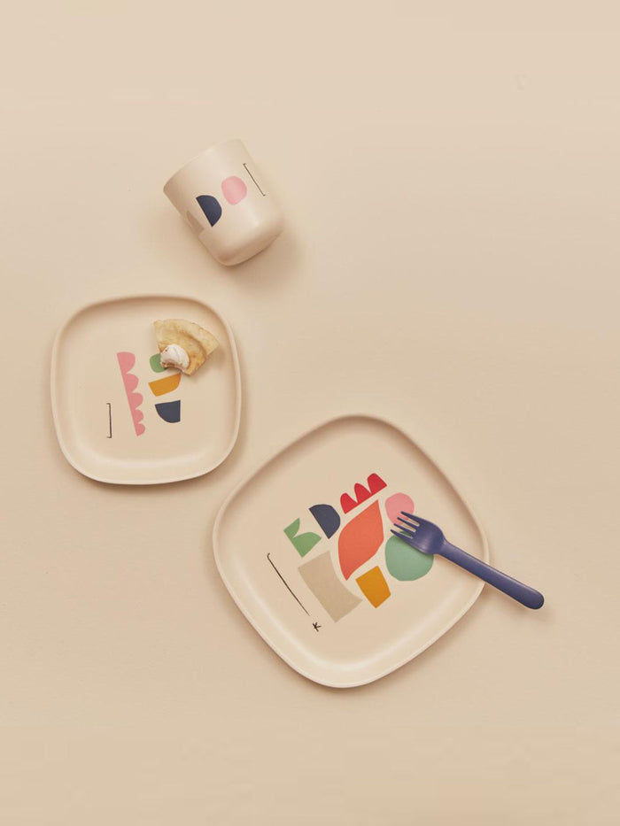 Photo of EKOBO Gusto Side Plate Set (Colour Series - 4 plates) ( ) [ EKOBO ] [ Plates ]