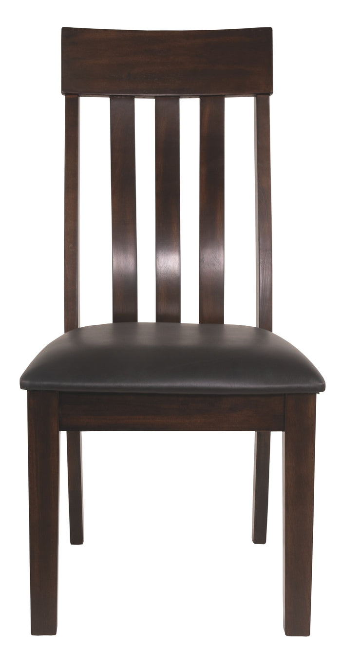 Haddigan - Dark Brown - Dining Uph Side Chair (Set of 2)