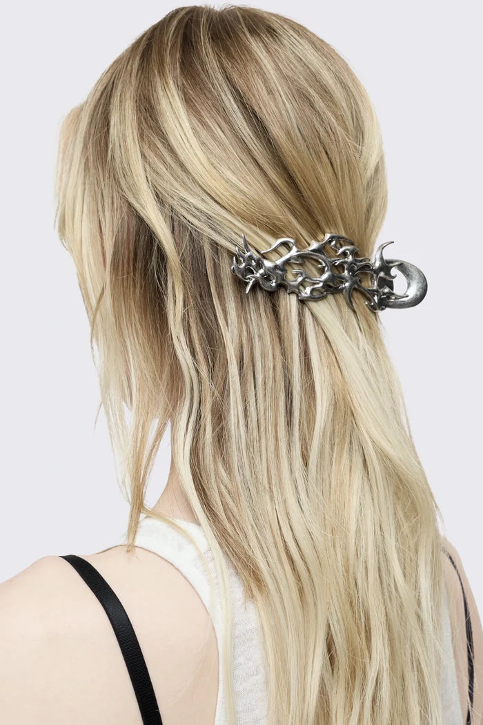 Haze Antique Silver Sigil Hair Claw