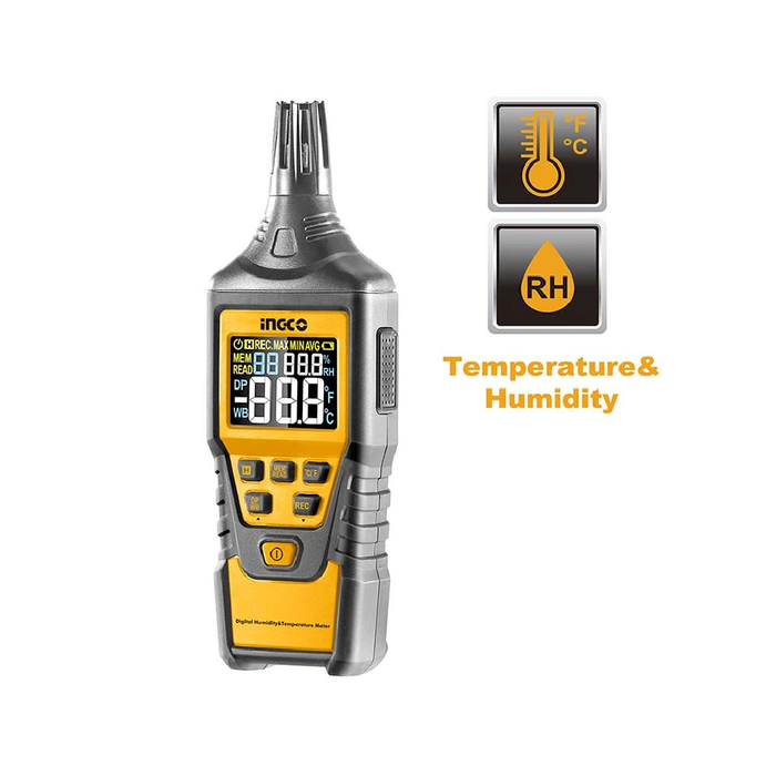 HETHT01 Digitalni merač vlage i temperature INGCO