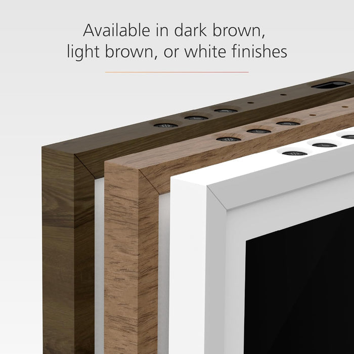 Home Décor Finishing Frame for Amazon Echo Show 15 ('24, Gen 2) - White