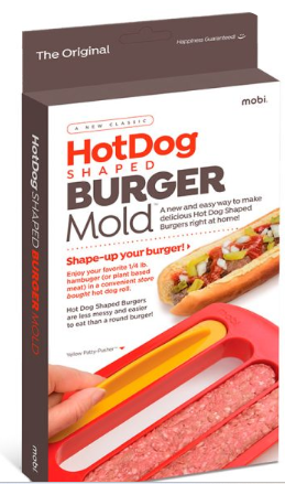Hot Dog Shaped Burger Mold