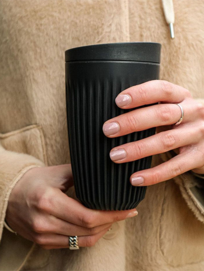 Photo of HUSKEE Cup + Lid (12oz/355ml) (Zero Waste) ( ) [ Huskee ] [ Coffee Cups ]