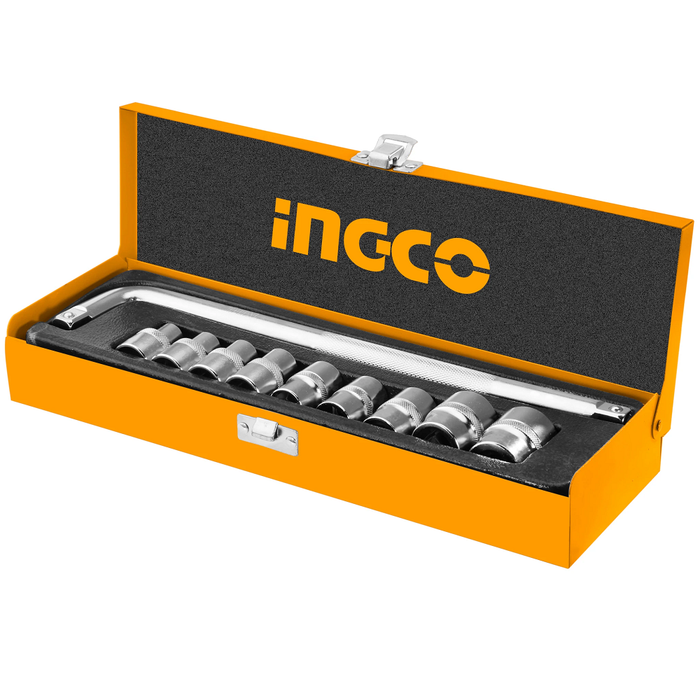 Ingco set nasadnih ključeva 10/1 1/2″ HKTS12101