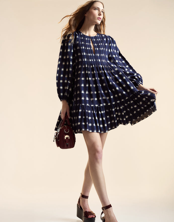 Ingrid Pintuck Dress