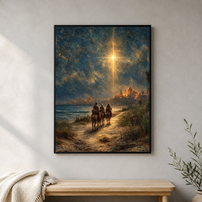 Journey of the Three Wise Men Catholic Art Print 1
