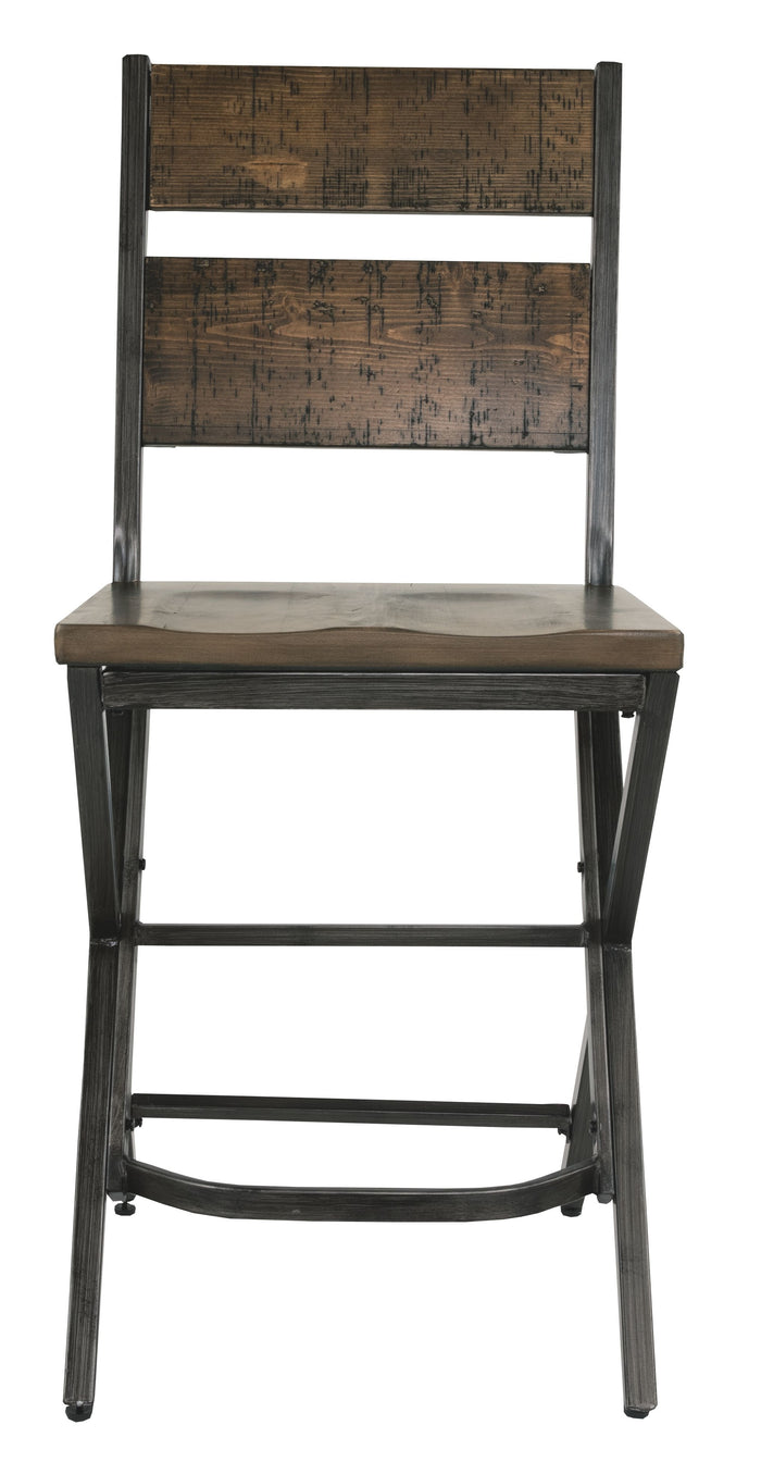Kavara - Medium Brown - Barstool (Set of 2)