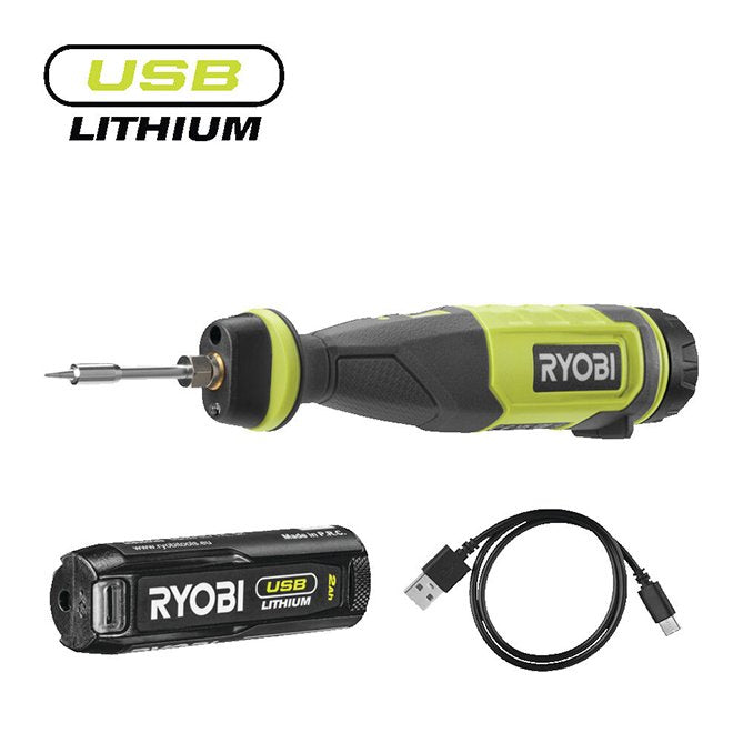 Kompaktna bežična lemilica USB Lithium™ RSI4-120G 4V (2,0 Ah) RYOBI