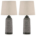 Lanson - Antique Bronze Finish - Metal Table Lamp (Set of 2)