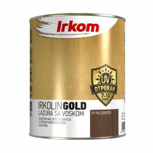 Lazura sa voskom IRKOLIN Gold Transparentni 3L Irkom - Lagermarket