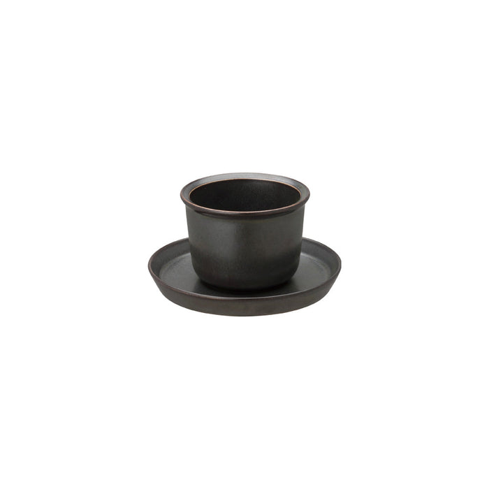 Photo of LEAVES TO TEA Cup & Saucer 160ml ( Black ) [ ] [ Tea Glasses ]