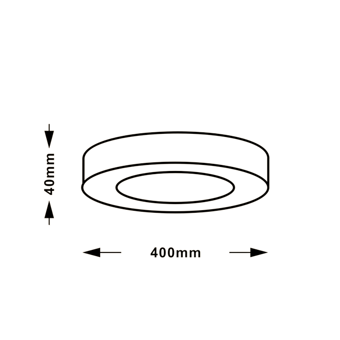 LED PANEL N/Z KNC5-36W 4000K BB Link