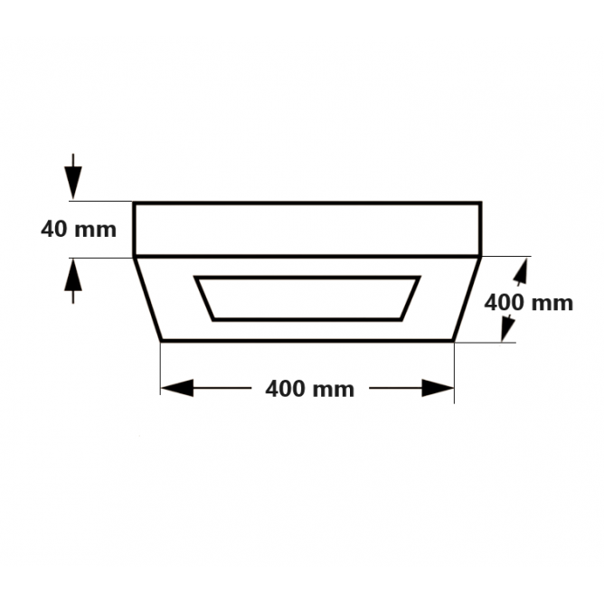 LED PANEL N/Z KNS5-36W 4000K BB Link