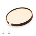 LED PLAFONJERA EL2494 24W 3000/4000K CRNA BB Link