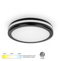 LED PLAFONJERA X09 200 15W 3000/4000/6500K IP65 CRNA BB Link