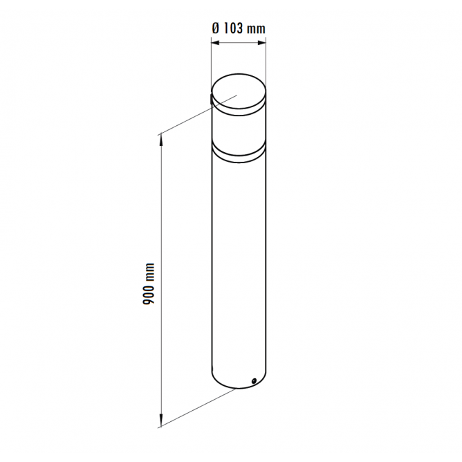 LED Stubna svetiljka  12W 3000K