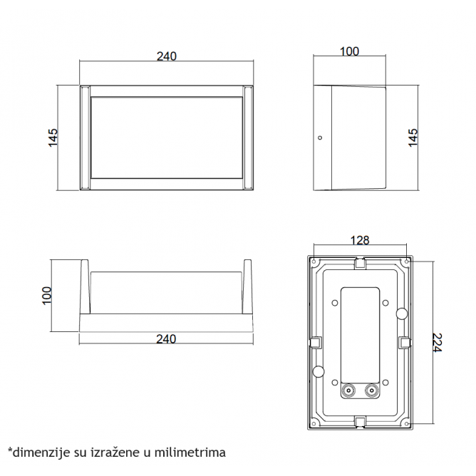 LED svetiljka W13305 12W