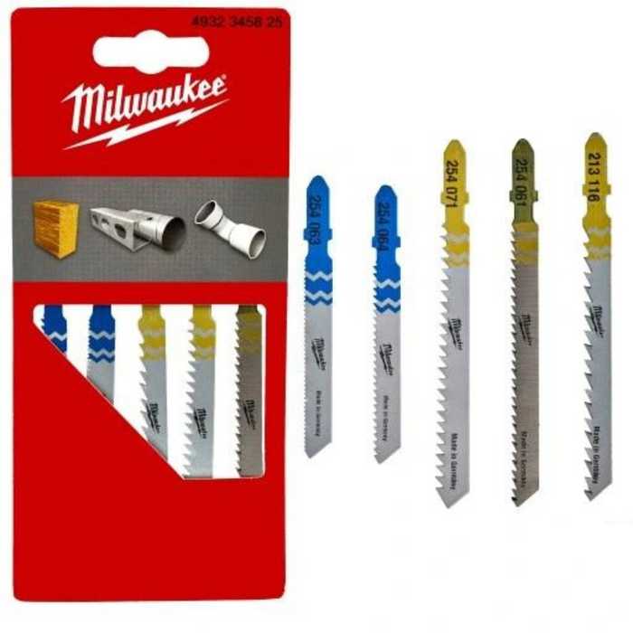 Listovi ubodne testere set 5kom 4932345825 Milwaukee