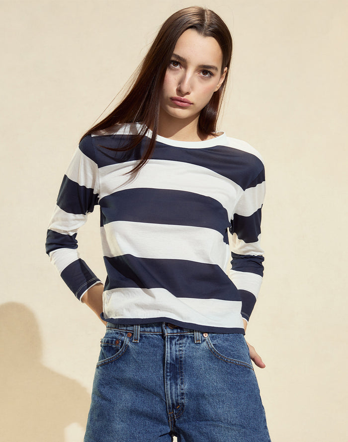 Cynthia Rowley Long Sleeve Everyday Tee