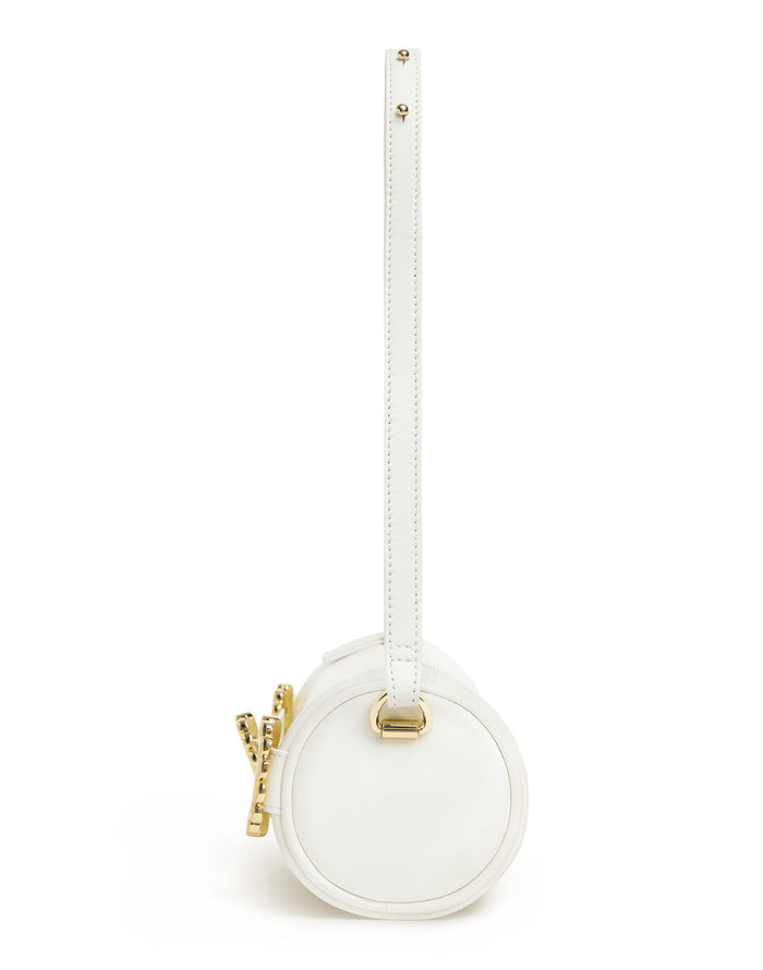 Ivory Buckle Mini Crossbody Bag