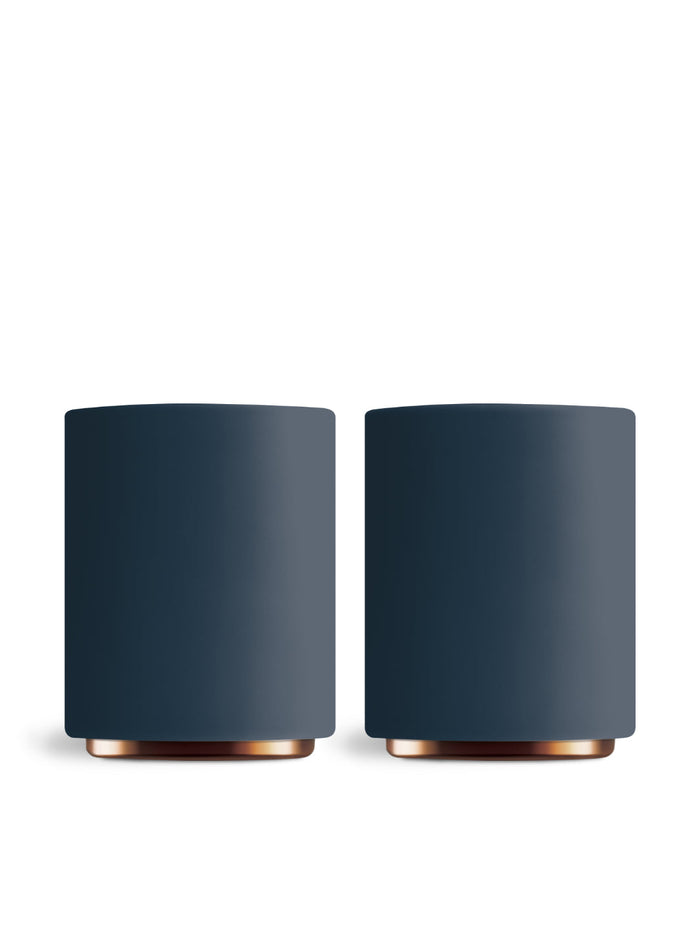 Photo of FELLOW Monty Latte Cups (11oz/325ml) (2-Pack) ( Stone Blue ) [ Fellow ] [ Coffee Cups ]
